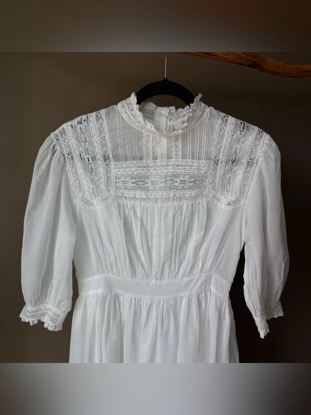Averie lace panel Victorian Edwardian inspired - Picture 6 of 9